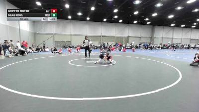 52 lbs Rr Rnd 1 - Griffyn Moyer, Mat Union Misfits 9U 2 vs Silas Royl, Mojo 9U