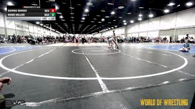 65 lbs Rr Rnd 4 - Savina Burgo, Untouchables Girls Black vs Esme Miller, Washington K-6