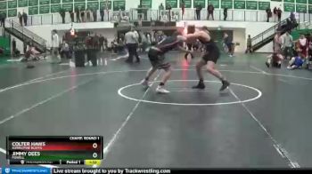 195 lbs Champ. Round 1 - Jimmy Dees, Powell vs Colter Haws, Burns/Pine Bluffs