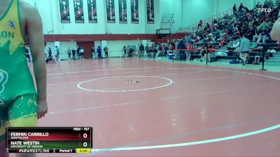 157 lbs Cons. Round 2 - Fermin Carrillo, Unattached vs Nate Westin, University Of Oregon
