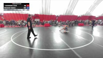 105 lbs Round 4 - Katherine Cook, Freedom Wrestling Club vs Meadow Vierck, Team Nazar Training Center