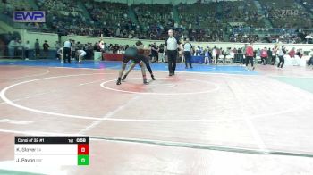 120 lbs Consi Of 32 #1 - K'Sean Glover, Carl Albert vs Jacob Pavon, Edmond Santa Fe