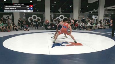 86 kg Cons. Rd Of 32 - Caden Schadwinkel, Adams State vs Ronald Black, Liberty Club Wrestling