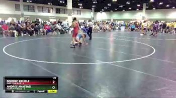 120 lbs Round 3 (16 Team) - Dominic Kemble, Ohio Titan Blue vs Andres Anastasi, Florida Pitbulls