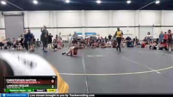 92 lbs Round 1 (3 Team) - Landon Hegler, Team Palmetto vs Christopher Mattox, The Glasgow Wrestling Academy
