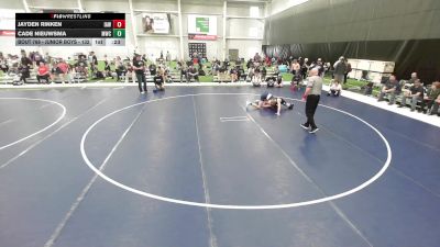 Junior Boys - 132 lbs Cons. Round 6 - Jayden Rinken, Immortal Athletics WC vs Cade Nieuwsma, MATPAC Wrestling Club