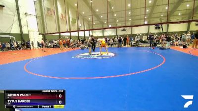 132 lbs Cons. Round 2 - Jayden Palzet, IL vs Tytus Hardee, OR