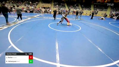 106 lbs Quarterfinal - Jadyn Roller, R.A.W. vs Ariel Velasquez, Smith Wrestling Academy