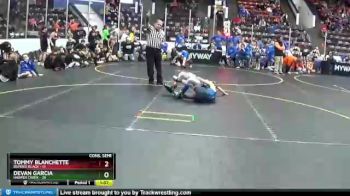 92 lbs Semis & 1st Wrestleback (8 Team) - Devan Garcia, Harper Creek vs Tommy Blanchette, Dundee Black