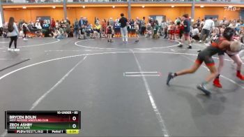 85 lbs 1st Place Match - Zech Ashby, Hard Rock Rams vs Brycen Bolin, West Wateree Wrestling Club