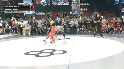 126 lbs Cons. Sub-quarters - Patrick Pina III, Arizona vs Bradley Ament, Virginia