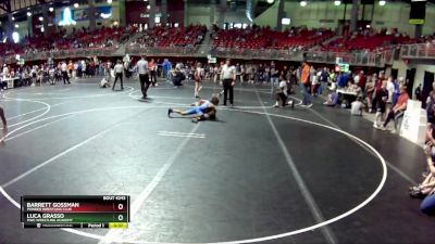 80 lbs Quarterfinal - Luca Grasso, MWC Wrestling Academy vs Barrett Gossman, Pioneer Wrestling Club