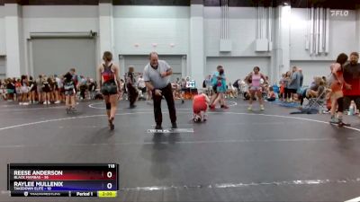 118 lbs Round 5 (8 Team) - Reese Anderson, Black Mambas vs Raylee Mullenix, Takedown Elite