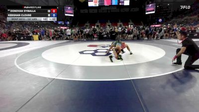 157 lbs Champ. Rd Of 64 - Donovan Symalla, CO vs Keeghan Clouse, NE