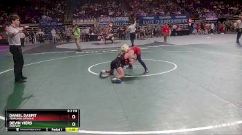 D 2 113 lbs Quarterfinal - Devin Viers, Parkway vs Daniel Daspit, Teurlings Catholic