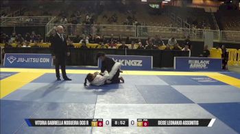 Deise Leonanjo Assonitis vs Vitoria Gabriella Nogueira Dos R 2025 Pan Jiu Jitsu IBJJF Championship