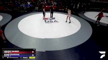 106 lbs Round 2 (16 Team) - Vincent Ramirez, MDWA-GR vs Ryder Doleschal, BAWA-GR