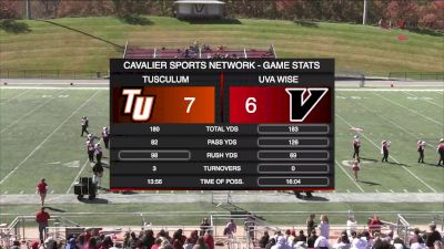 Replay: Tusculum vs UVA Wise | Oct 15 @ 11 AM