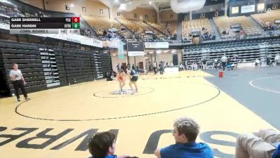 125 lbs Cons. Round 5 - Gabe Sherrell, Pratt CC vs Gabe Hardin, Otero College