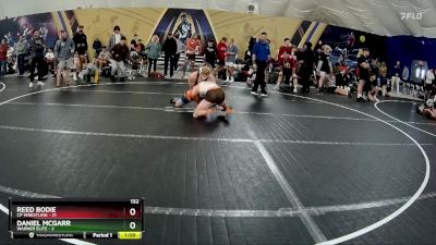 132 lbs Finals (2 Team) - Daniel McGarr, Warner Elite vs Reed Bodie, CP Wrestling