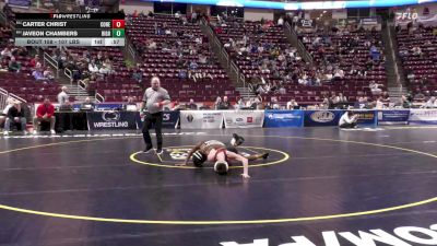 107 lbs Consi 1 - Carter Christ, Conemaugh Twp vs Javeon Chambers, Highlands