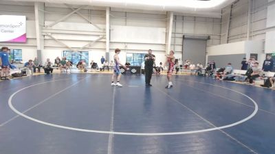 138 lbs Drayger Cloward, Utah Gold vs Weston Millen, Michigan Red