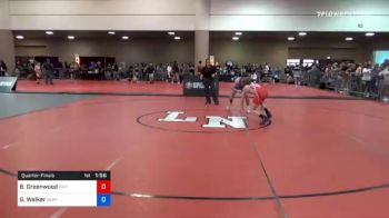 113 lbs Quarterfinal - Billy Greenwood, GRIT Athletics Wrestling Club vs Gage Walker, Okrtc