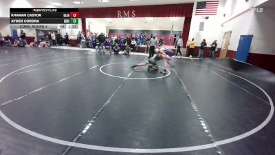 157 lbs Cons. Round 4 - Ayden Corona, Green River vs Khanan Caston, Glenrock