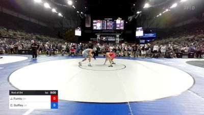 160 lbs Rnd Of 64 - Joey Fumic, Ohio vs Collin Guffey, California