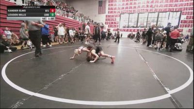 70 lbs Rr Rnd 3 - Xander Elms, Wichita Training Center vs Louden Mills, Cowboy Wrestling Club