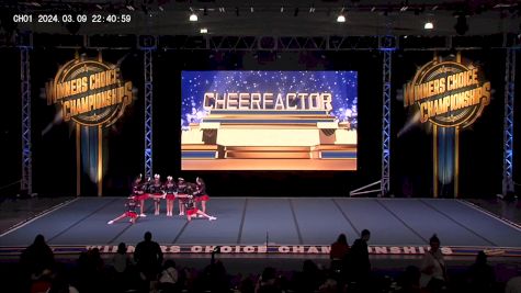 CheerFactor - Day 1 [2024 Phantom Level 1.1 Youth-B D1 Phantom] 2024 Winner's Choice Championships - Mohegan Sun