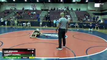 157 lbs Round 2 - Garrett Caldwell, Jasper vs Luke Berguson, Homewood Hs