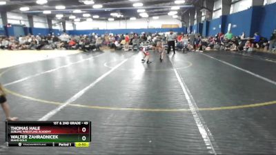 49 lbs Cons. Round 3 - Walter Zahradnicek, Idaho Gold vs Thomas Hale, Sublime Wrestling Academy