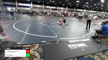 106 lbs Consi Of 16 #2 - Davis Shaposhnick, Great Oak HS vs Sebastian Brooks, Mayfair HS