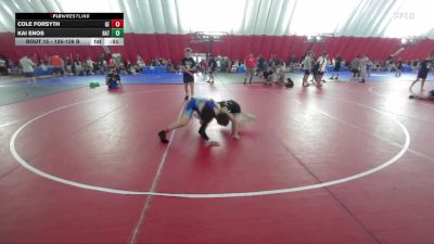 125-126 B Round 2 - Kai Enos, Batavia vs Cole Forsyth, Glenbard East