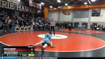 G-10 lbs Round 3 - Eryca Martin, Vinton-Shellsburg vs Brooklyn Mills, Cedar Rapids Jefferson