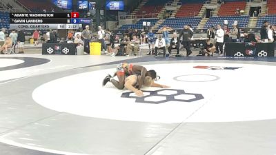 144 lbs Cons. Quarters - Adante Washington, Illinois vs Gavin Landers, Iowa