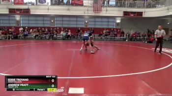 149 lbs Cons. Round 2 - Andrew Pratt, Trinity (CT) vs Eddie Troyano, Roger Williams