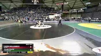 4A 145 lbs 7th Place Match - Tyler Fouts, Lake Stevens vs Caden Hollenbeck, Bethel