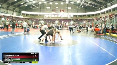 152 lbs Cons. Round 5 - Owen Cummings, Williamson Hs vs Kenyon Slater, Troy Area Hs