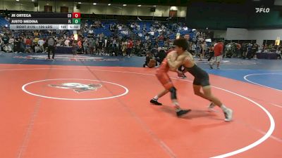 126 lbs Consi Of 64 #1 - Jr Ortega, CO vs Justo Medina, FL