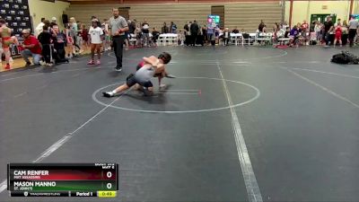 88 lbs Round 1 - Cam Renfer, MAT Assassins vs Mason Manno, St. John?s