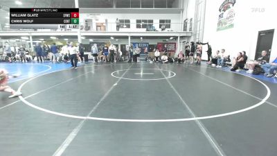 115 lbs Semifinal - William Glatz, Sly Fox Orange - HSC vs Chris Wolf, Centurion - HSC