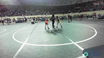 55 lbs Consi Of 16 #2 - Jesus Soto, Lions Wrestling Academy vs Gage Peters, Roland Youth League Wrestling