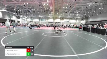 95 lbs Rr Rnd 1 - Lucian Strybuc V, Grit Mat Club vs Luke Woronowicz, The Hunt Wrestling Club