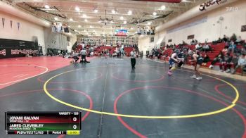 126 lbs 1st Place Match - Jared Cleverley, Mountain Range vs Jovani Galvan, Smoky Hill