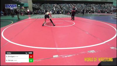 120 lbs Consi Of 4 - Gabrian Bridges, Marshfield Youth Wrestling vs Gus Strick, Lawrence Elite