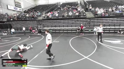 123 lbs Cons. Round 4 - Mason Goldstein, Syracuse High School vs Pierce Carter, Weber