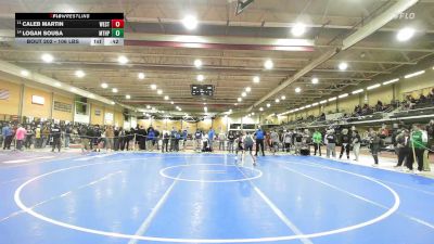106 lbs Consi Of 8 #1 - Caleb Martin, Westerly vs Logan Sousa, Mt. Hope