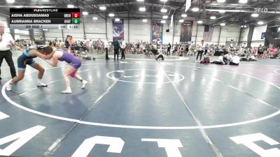 126 lbs Rr Rnd 1 - Aisha Abdussamad, Orchard South Girls vs Aubrianna Bracken, 84 Athletes